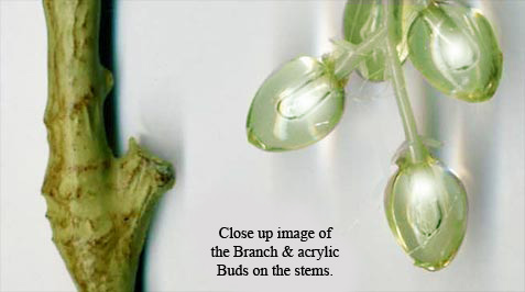 beaded willow centerpiece stem